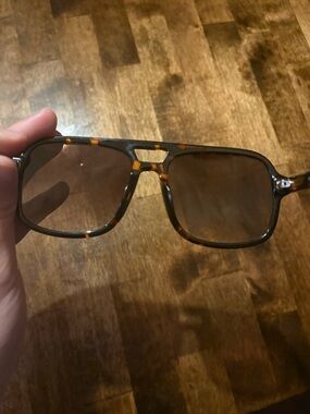 Tom Ford Tortoiseshell Brown Lens Oversized Sunglasses